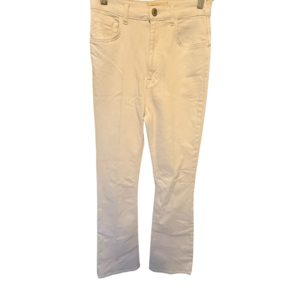 Current Elliott Side Street Skinny White Jeans nwt